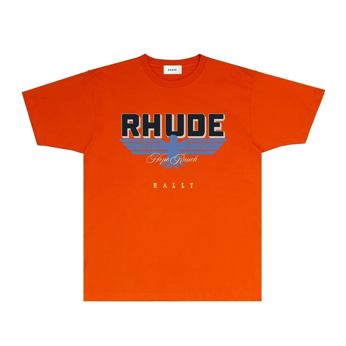 Rhude T-shirts Printed Trendy Pure Cotton