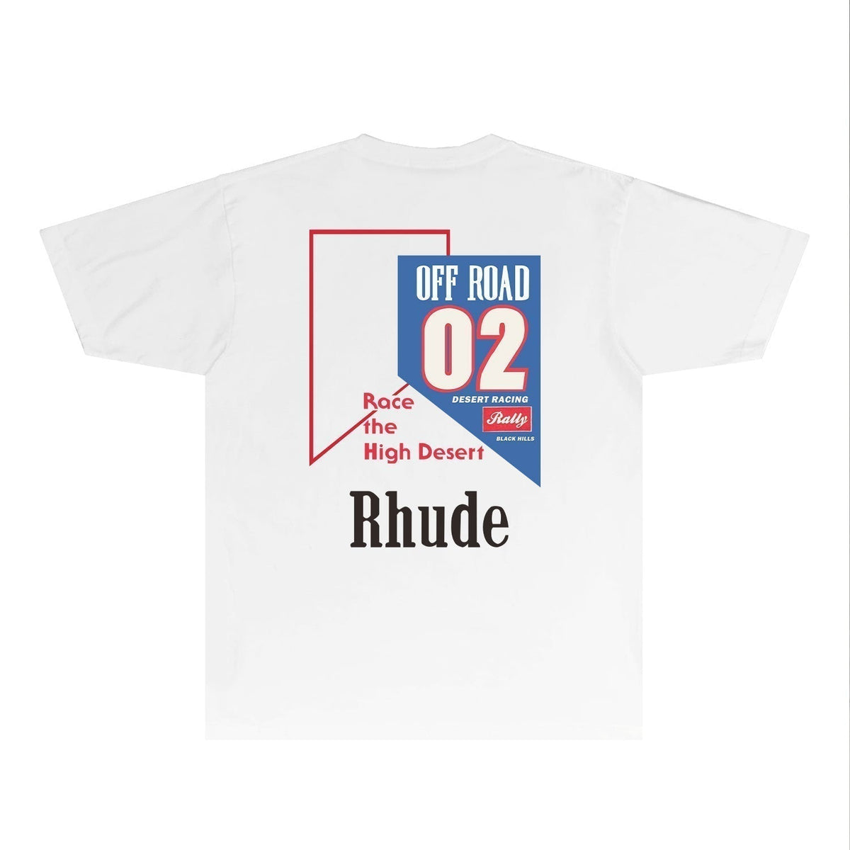 Rhude T-shirts Printed Trendy Pure Cotton