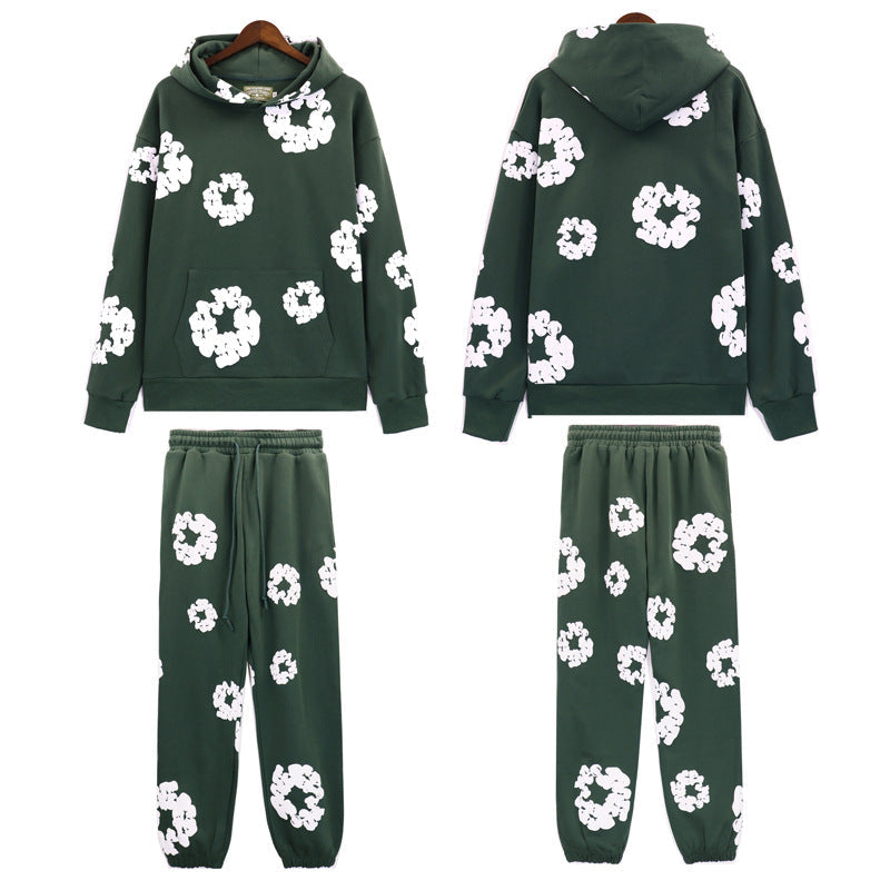 Denim Tears Outfit:Hoodie/Sweatpants (Separate Purchase Options) Casual Pants