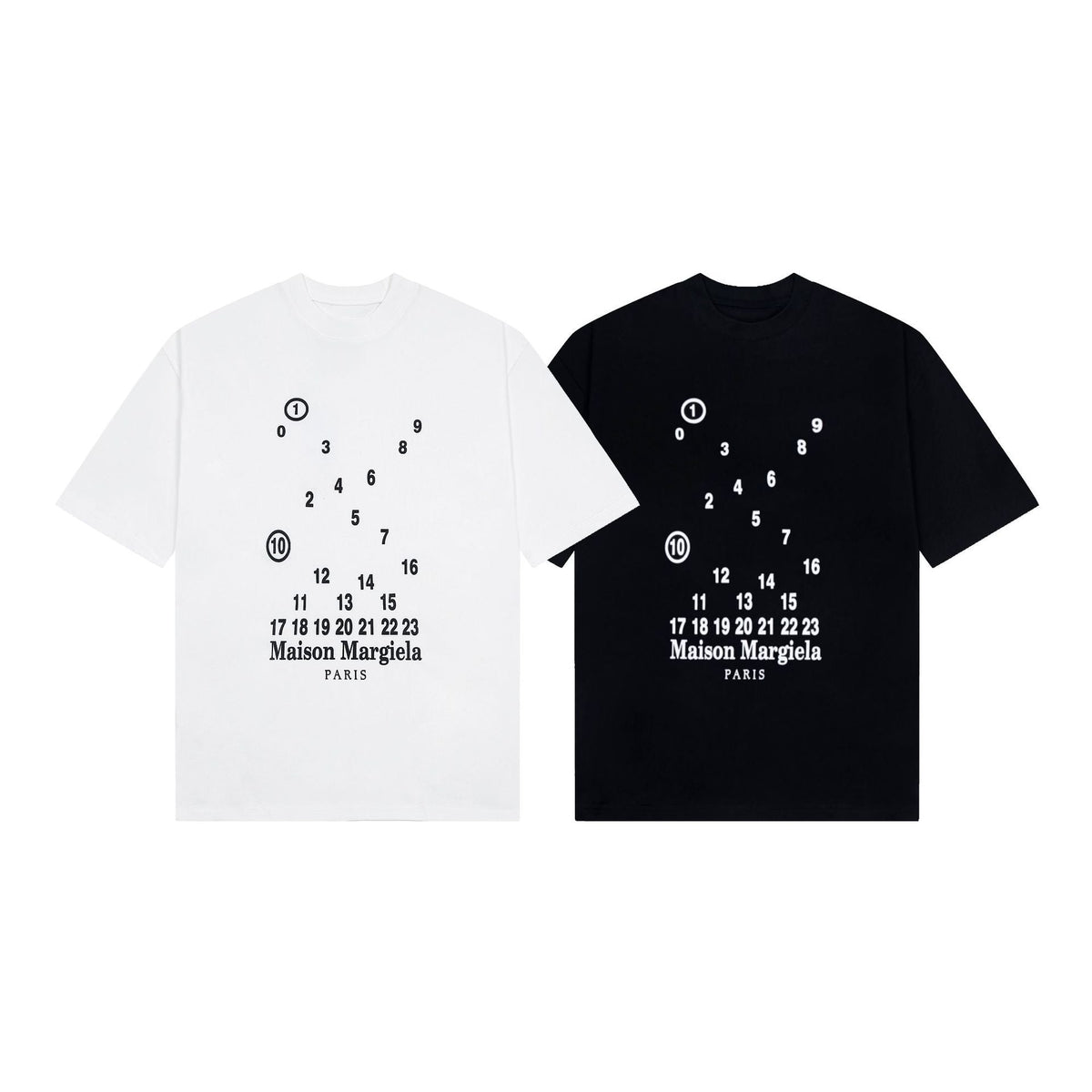 Maison Margiela T-shirt Crew Neck Loose Short Sleeve T-shirt