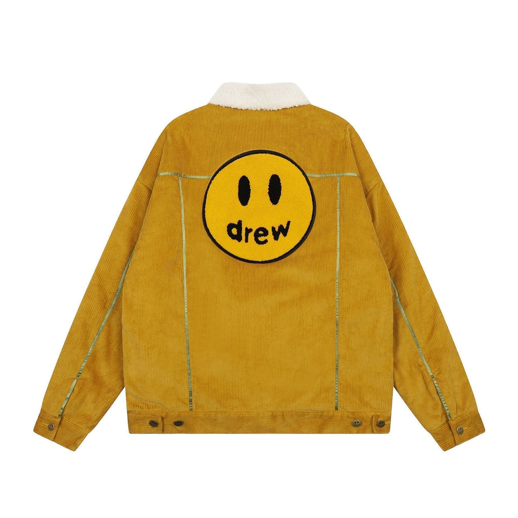 Drew House Jacket Unisex Lapel Fleece Denim Jacket