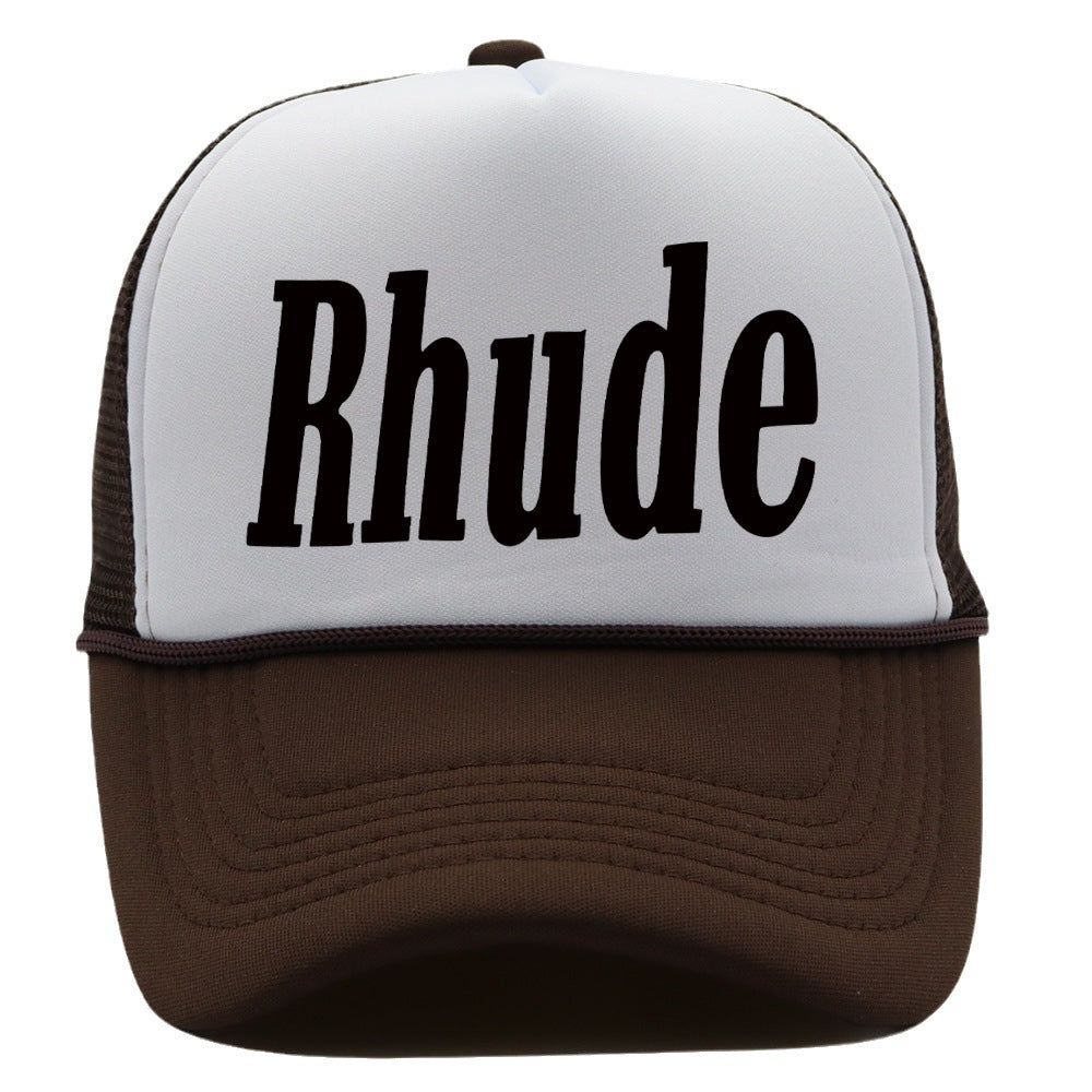 Rhude Hat Baseball Cap Outdoor Shade Mesh Cap