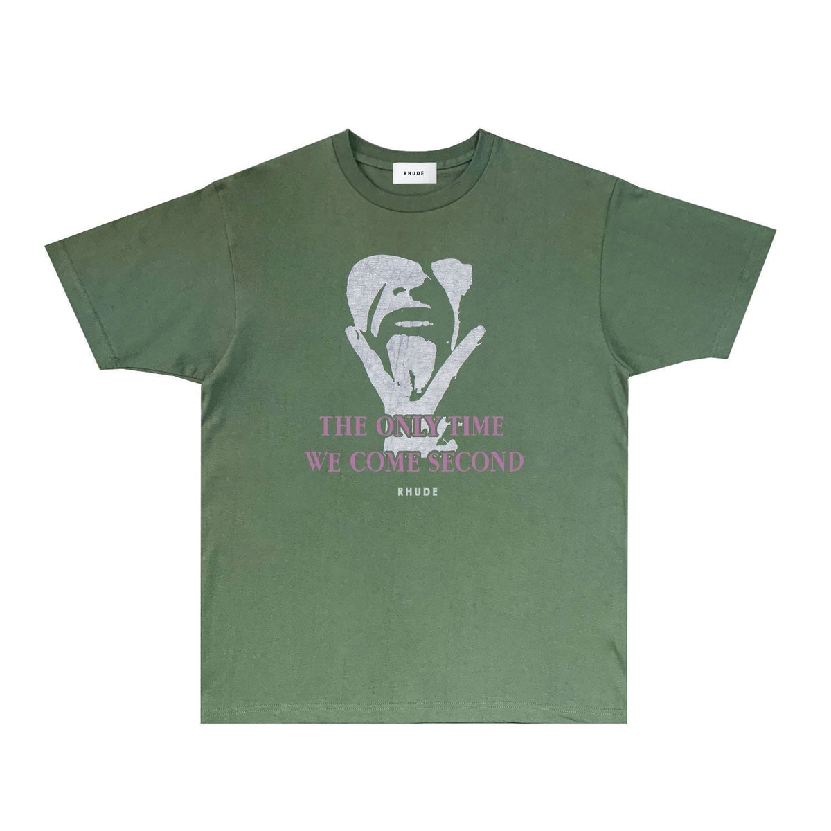 Rhude T-shirts Printed Trendy Pure Cotton